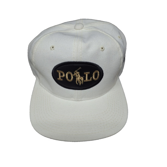 VINTAGE Polo Ralph Lauren Baseball Hat Snapback USA DEADSTOCK 1990s - Picture 1 of 4